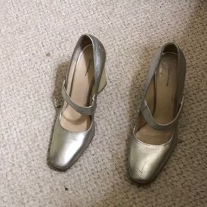 Silver shoes by Max Mara